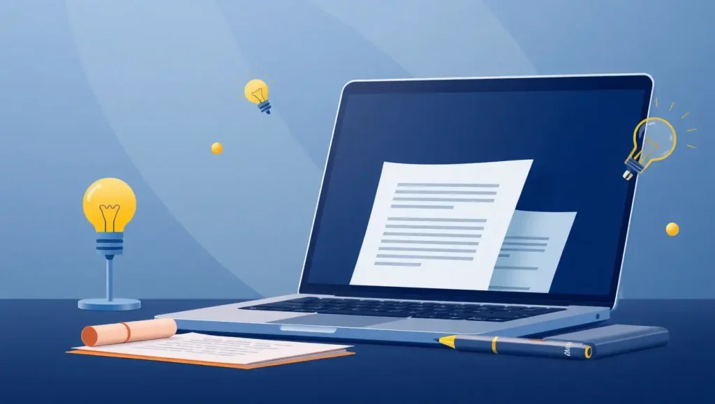 Content writing blog post image